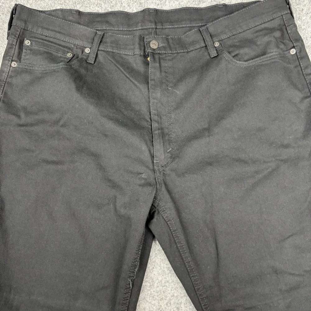 Levi's 541 Jeans Mens 42x30 Athletic‎ Taper Black Straight Denim Classic Casual